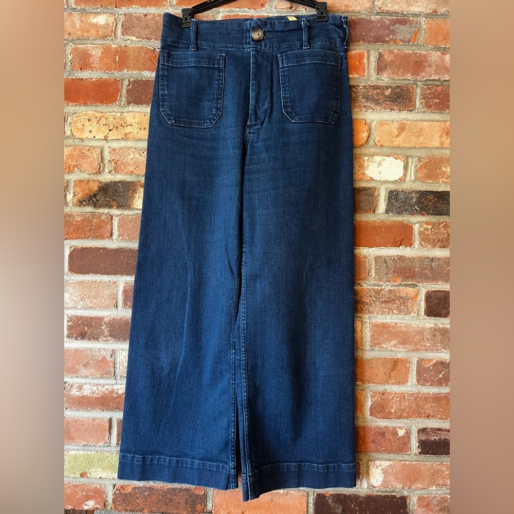 Anthropologie Dark Blue Ankle Jeans